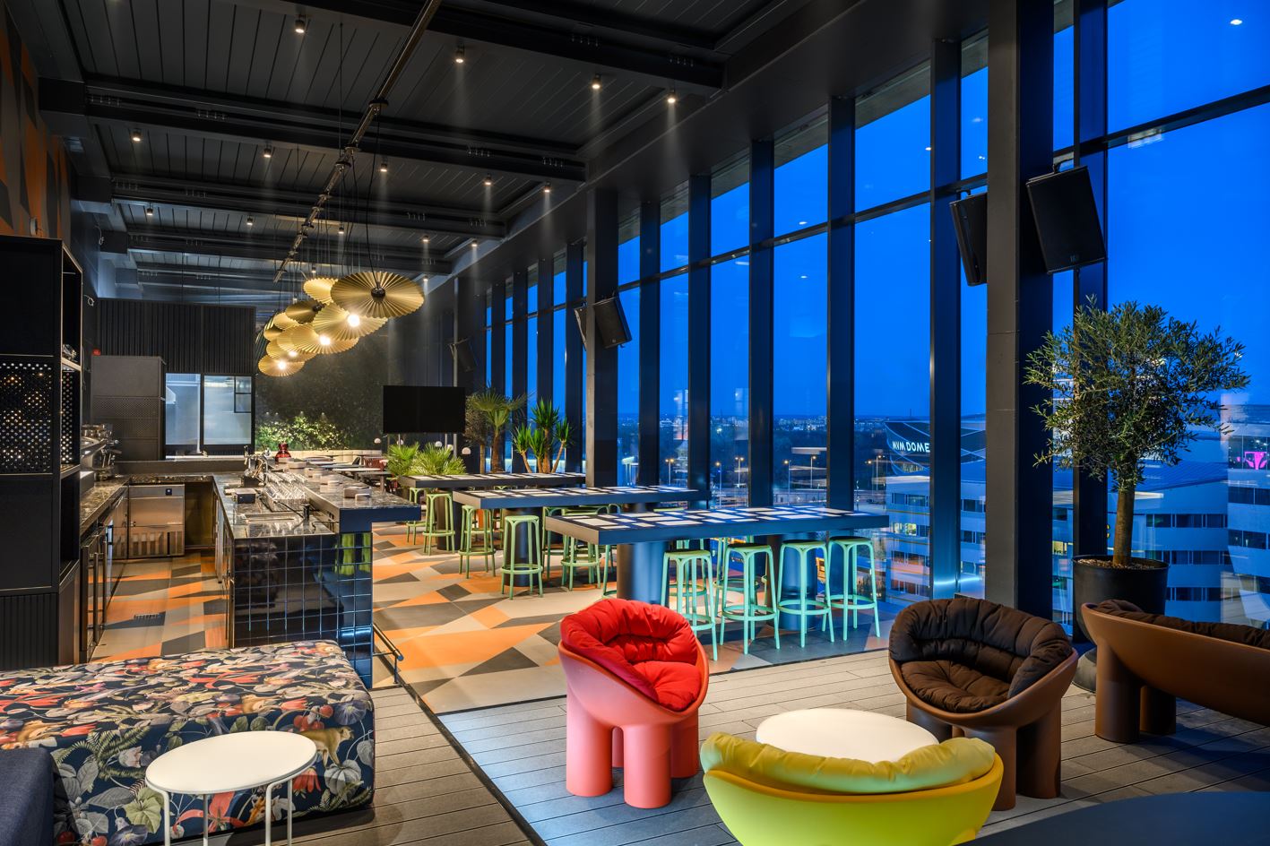 TRIBE Budapest Stadium Cloud IX Skybar